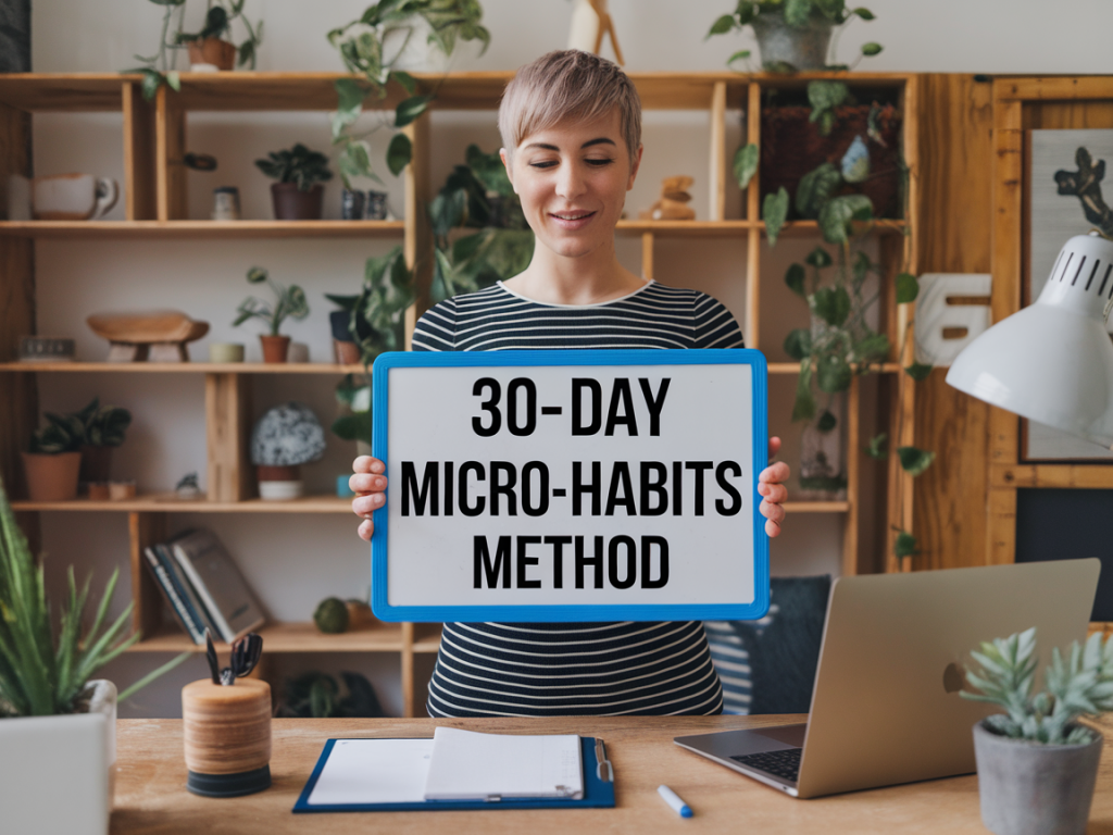 Méthode pour instaurer des micro-habitudes et transformer votre bien-être en 30 jours
