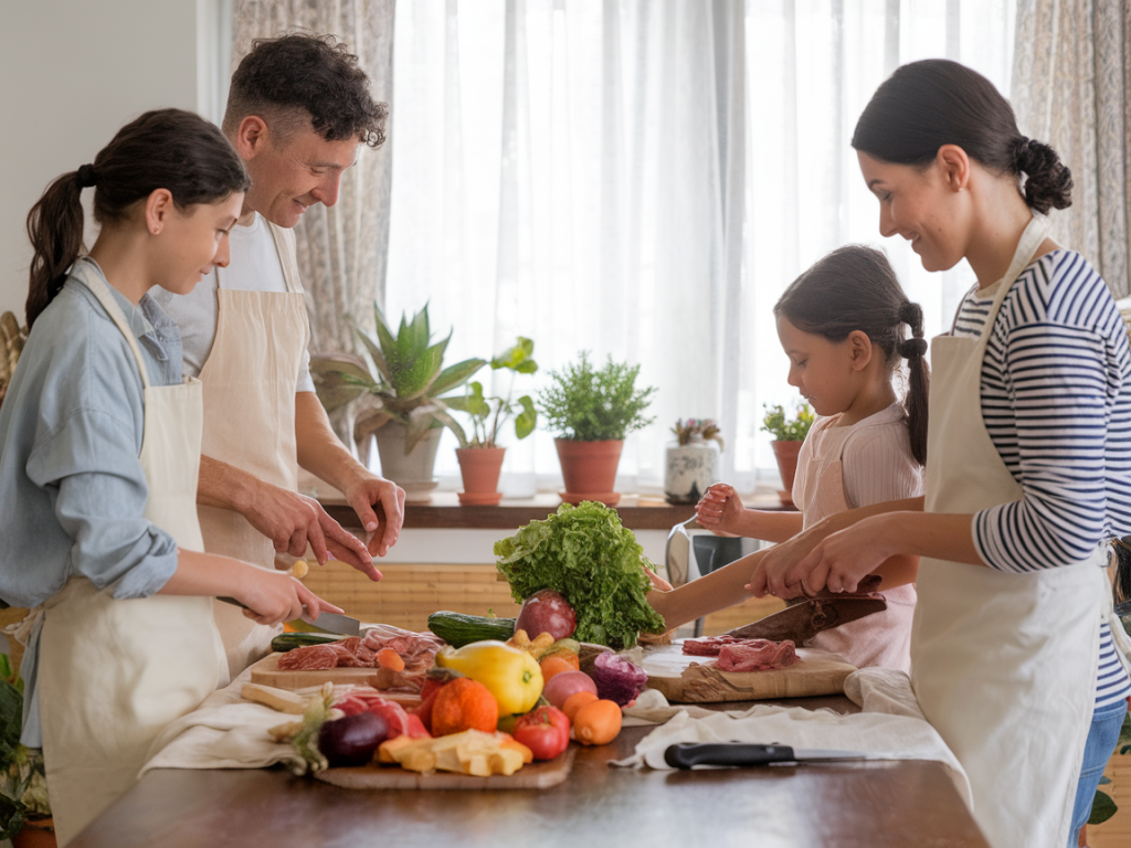 Comment organiser une semaine anti-inflammatoire en cuisine familiale avec 30 minutes de préparation par jour